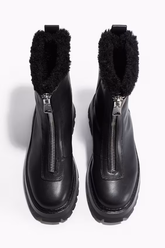 Сапоги с теплой подкладкой