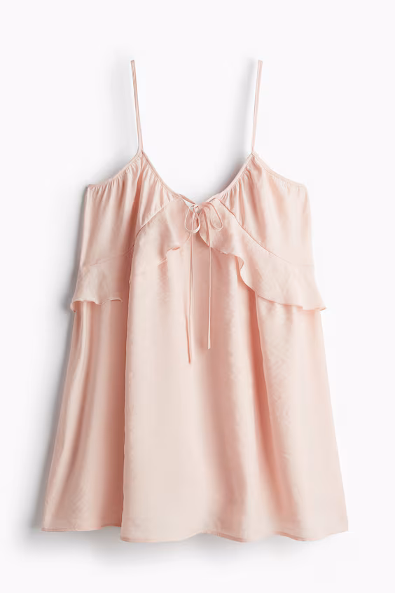 Платье из модала с оборками