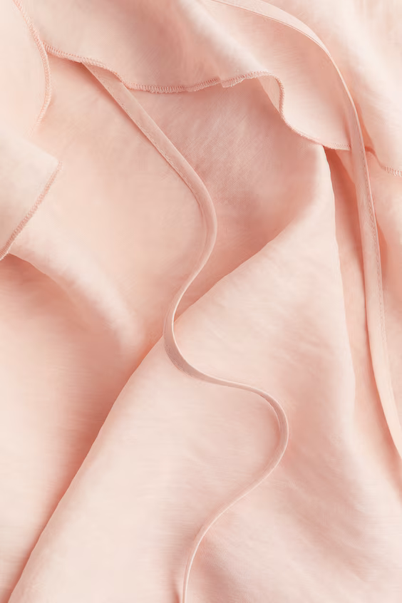 Платье из модала с оборками