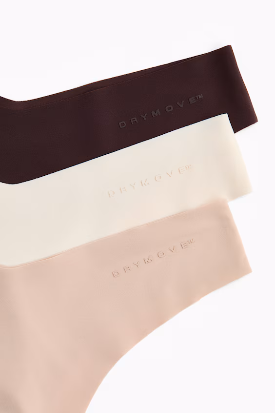Набор из 3-х стринговых трусиков для спорта с технологией drymove™