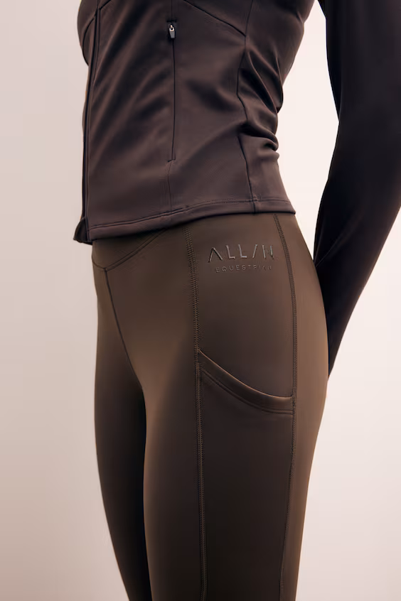 Леггинсы для верховой езды c полным сцеплением