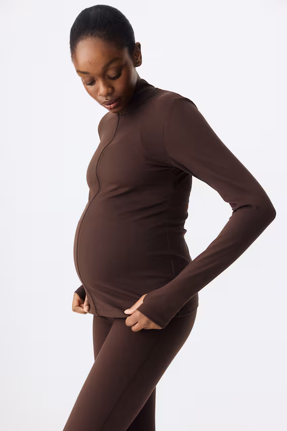 Спортивная куртка с молнией для беременных