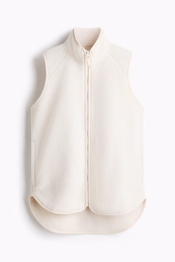 Colete для спорта из меха в обычном крое