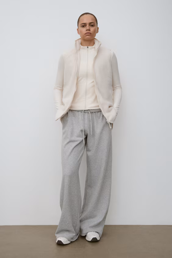 Colete для спорта из меха в обычном крое