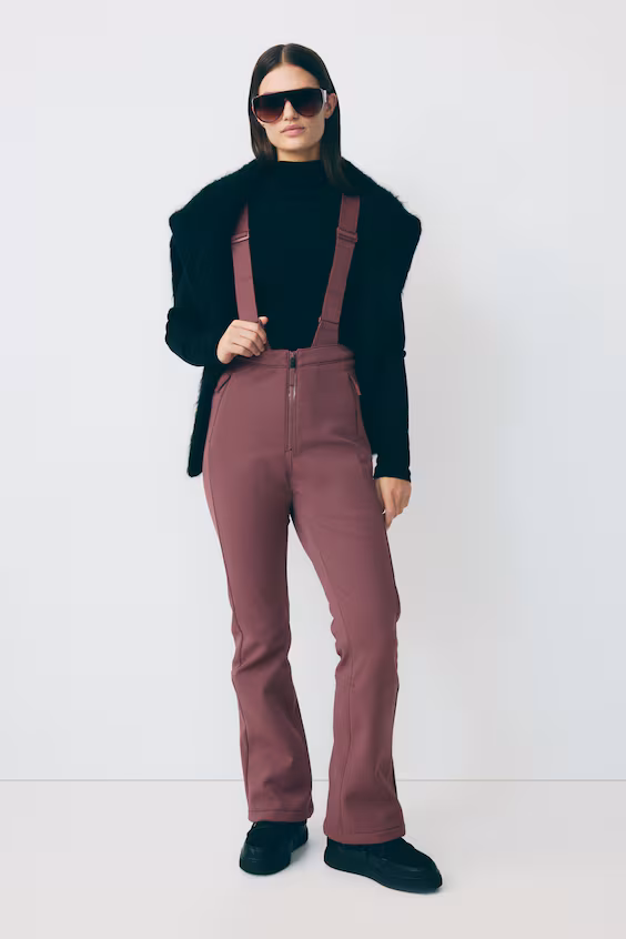 Брюки для горных лыж с водоотталкивающим покрытием