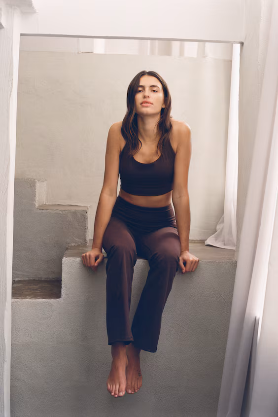 Лосины для йоги с расклешенными штанинами softmove™