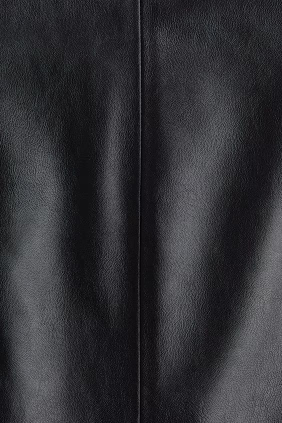 Платье из ткани с покрытием с завязкой