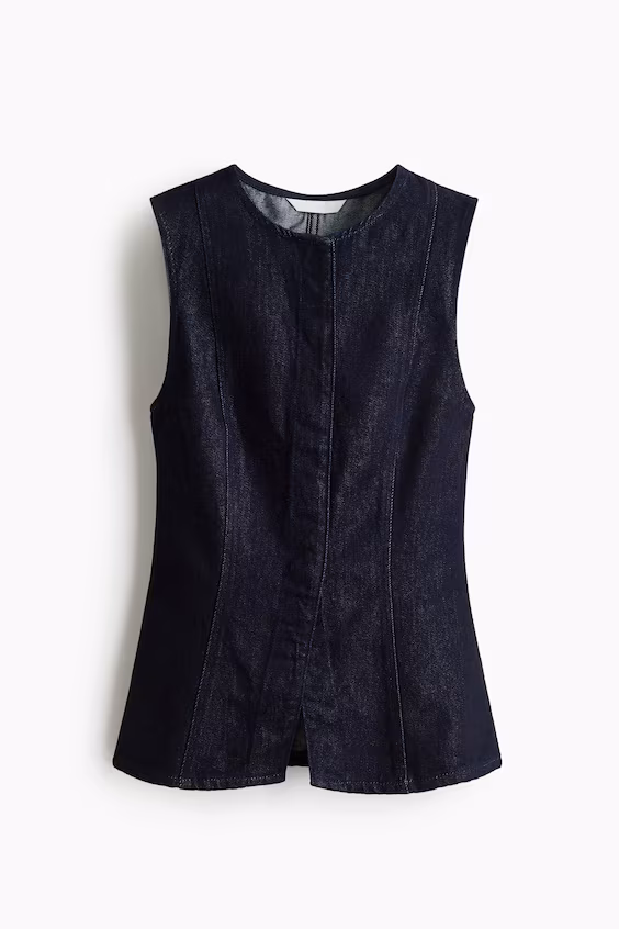 Джинсовый жилет