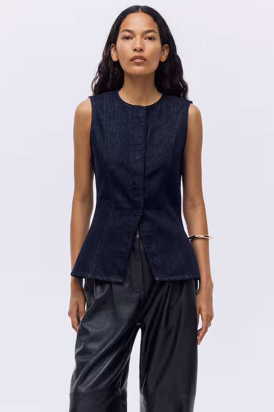 Джинсовый жилет