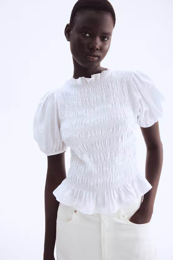 Блуза с манжетами