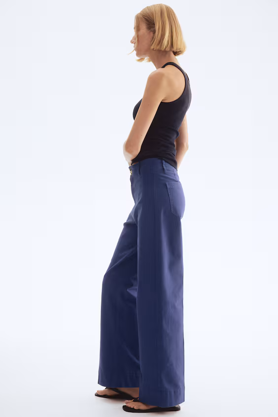 Брюки из холста