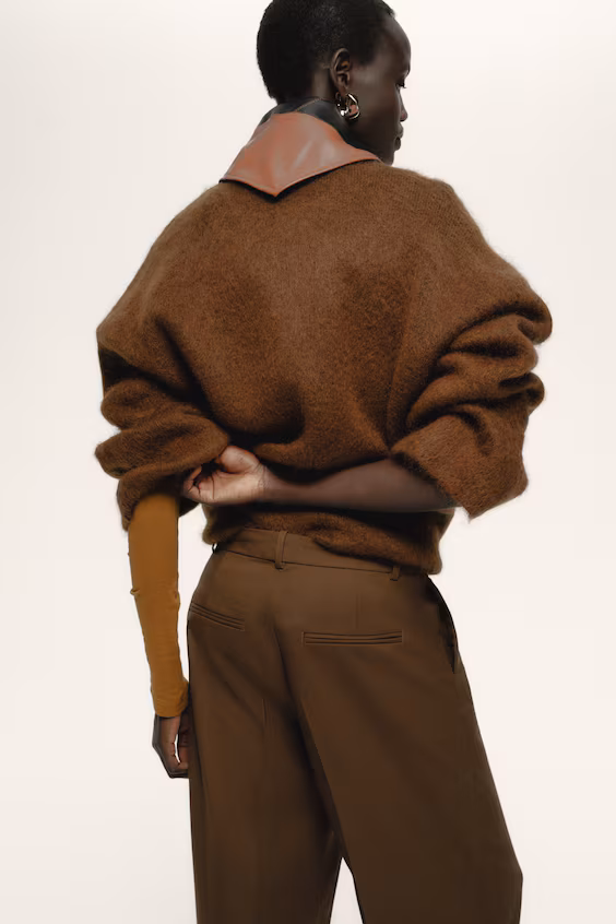 Брюки классические с высокой посадкой