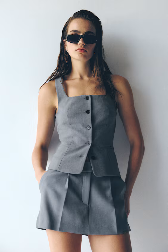 Классическая мини-юбка-шорты