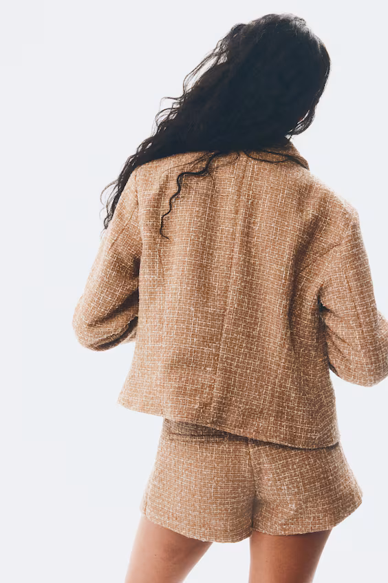 Мини-юбка-шорты с утонченными складками