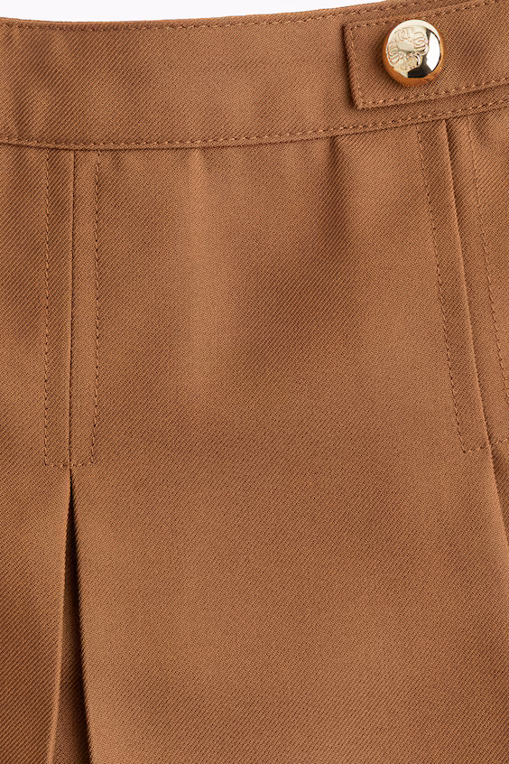 Юбка-шорты с утонченными складками