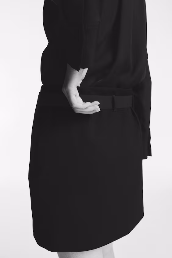 Мини-юбка с поясом