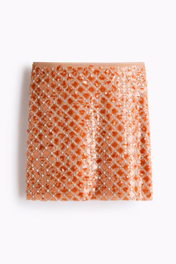 Украшенная мини-юбка