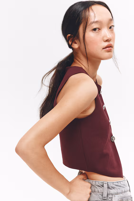 Жилет из джерси