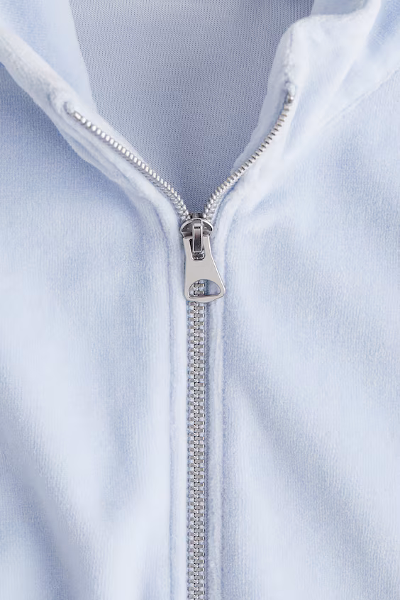 Пиджак из вельвета с молнией