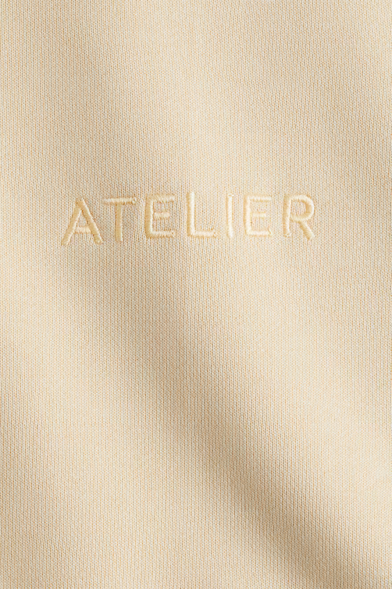 Свитшот с текстовым принтом