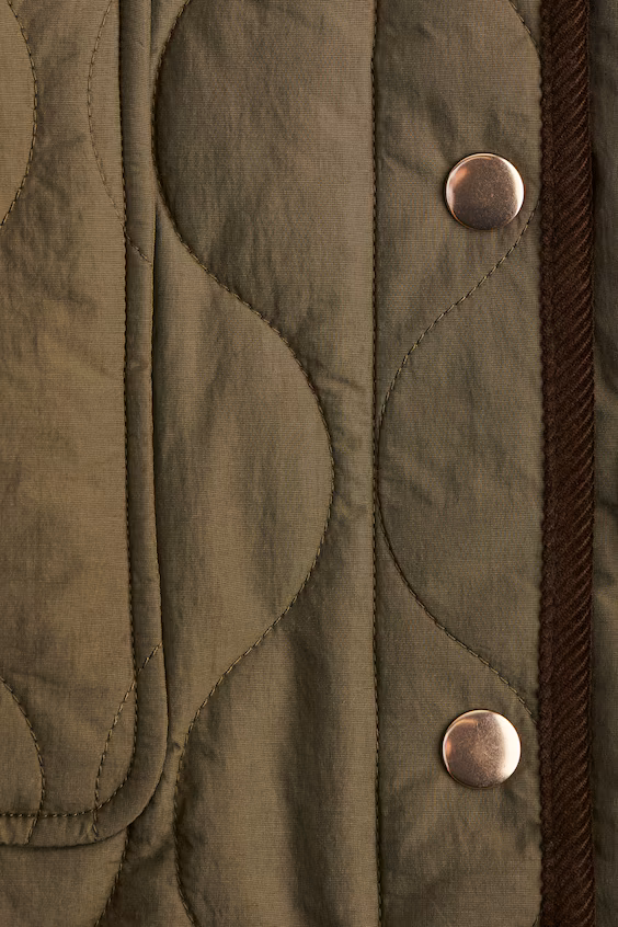 Стеганый пальто