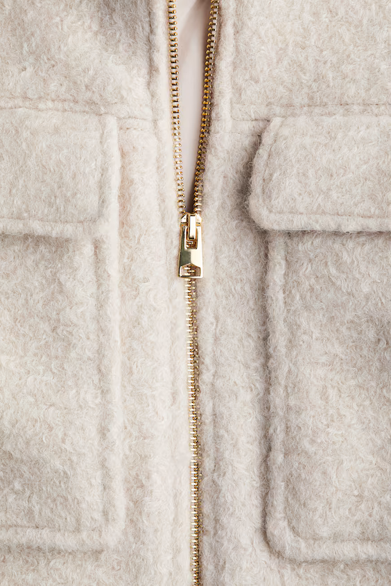 Пальто из букле