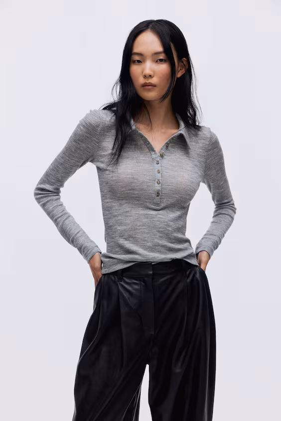 Поло из шерсти