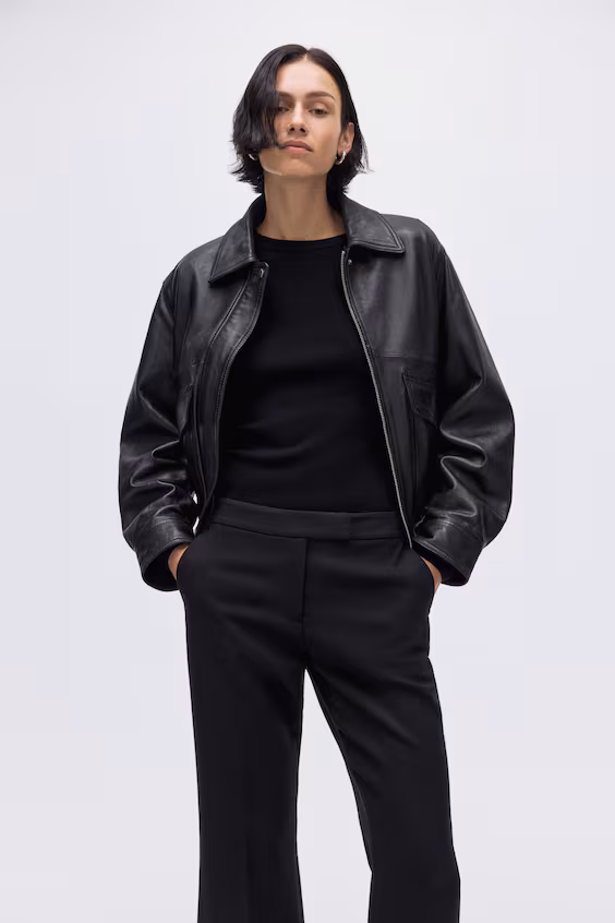 Брюки-клеш из шерстяной смеси