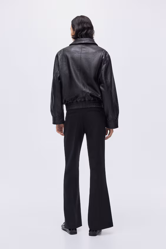 Брюки-клеш из шерстяной смеси