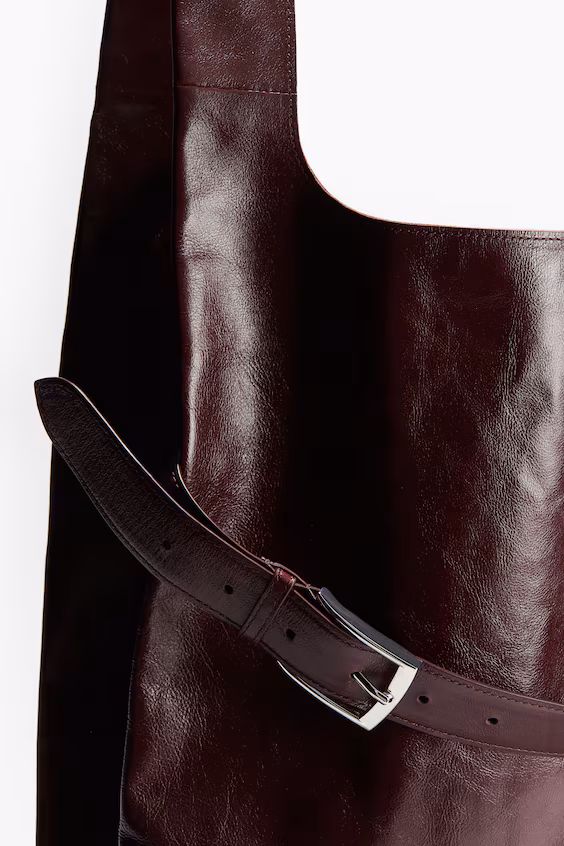 Большая кожаная сумка-тоут