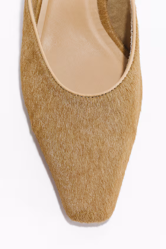 Сабо на высоком каблуке из кожи