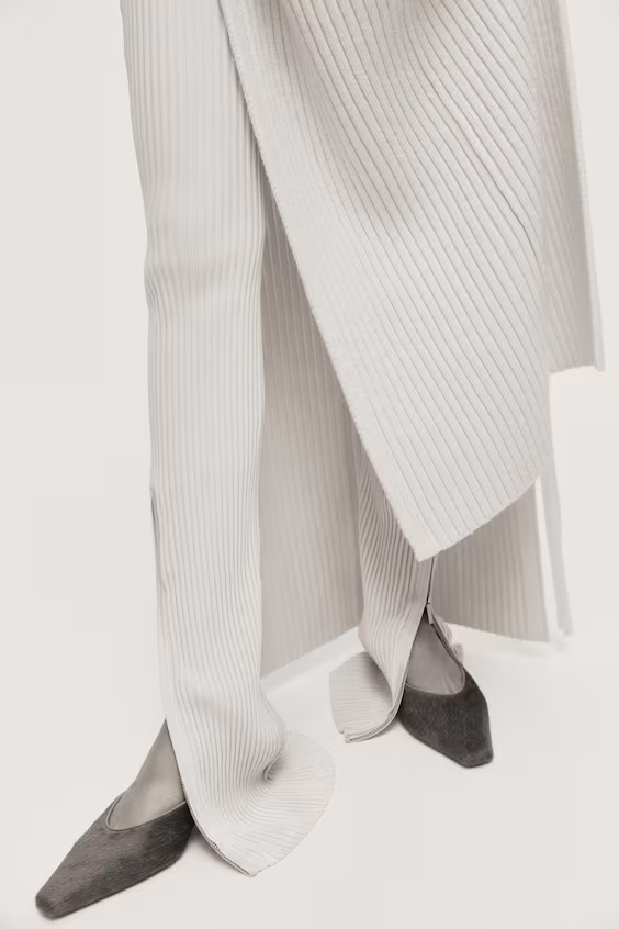 Сабо на высоком каблуке из кожи