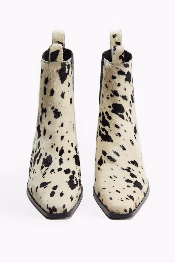 Сапоги из кожи