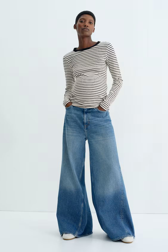 Mama джемпер из рубчатого джерси