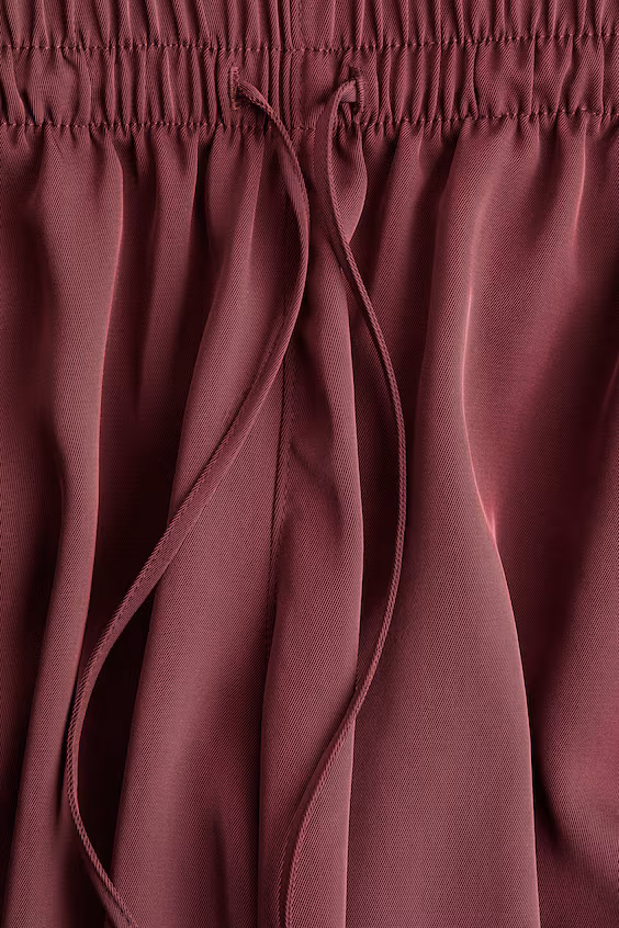 Mama брюки с завязками before & after