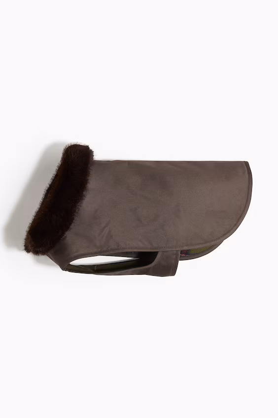 Плащ для собаки из вощеной ткани