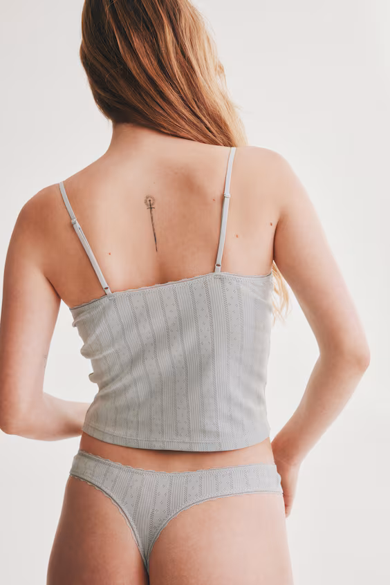 Набор из 2 трусиков-стринг из прозрачного материала