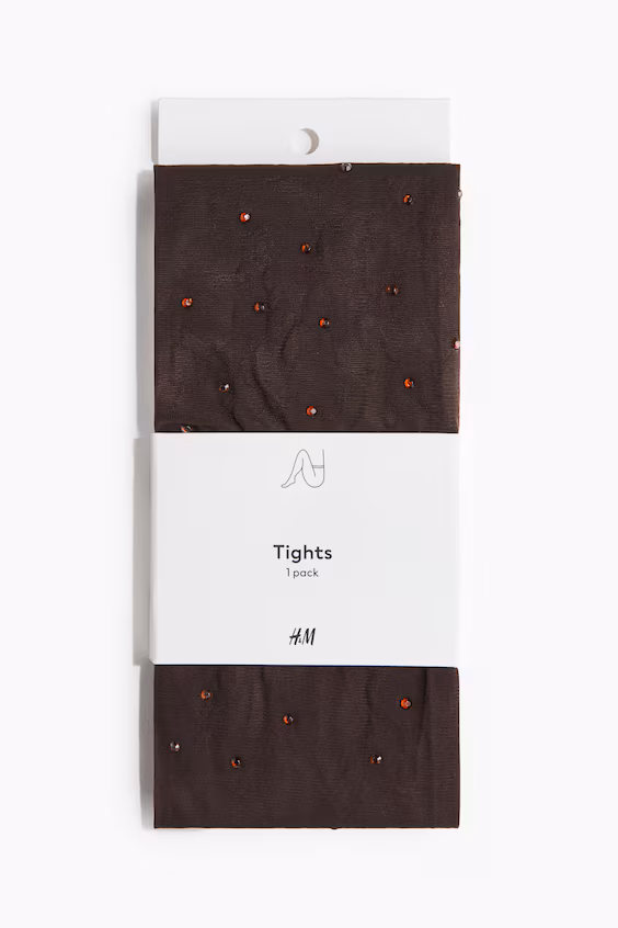 Колготки с камнями страз