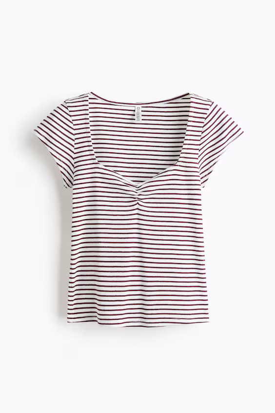 Футболка в рубчик