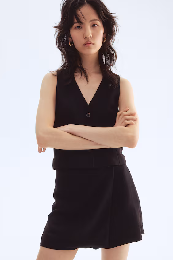 Юбка-шорты с завязкой