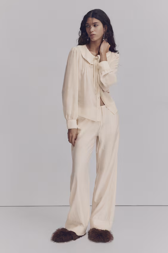 Брюки с завязкой