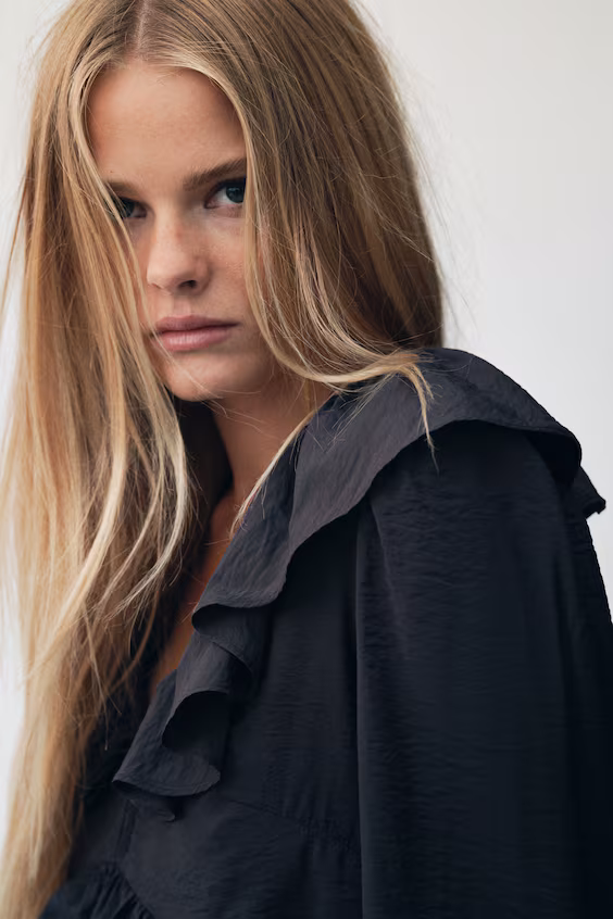 Блуза с оборками