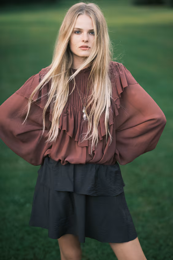 Круглая мини-юбка