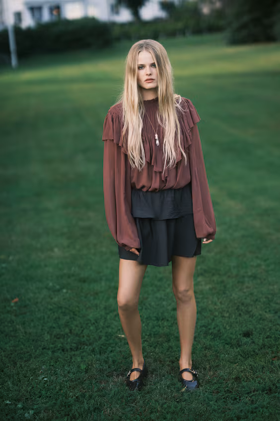 Круглая мини-юбка