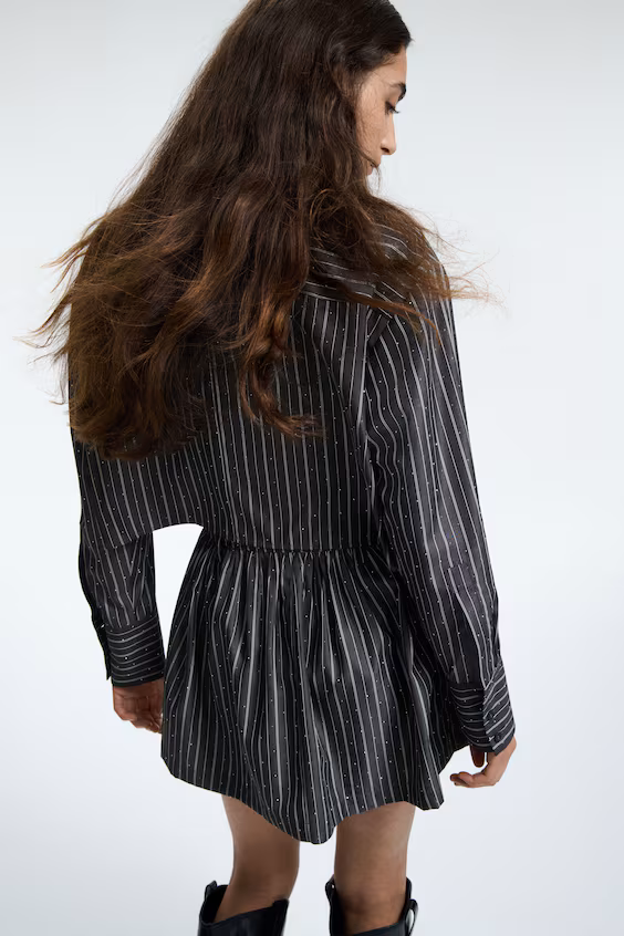 Укороченная рубашка с украшениями