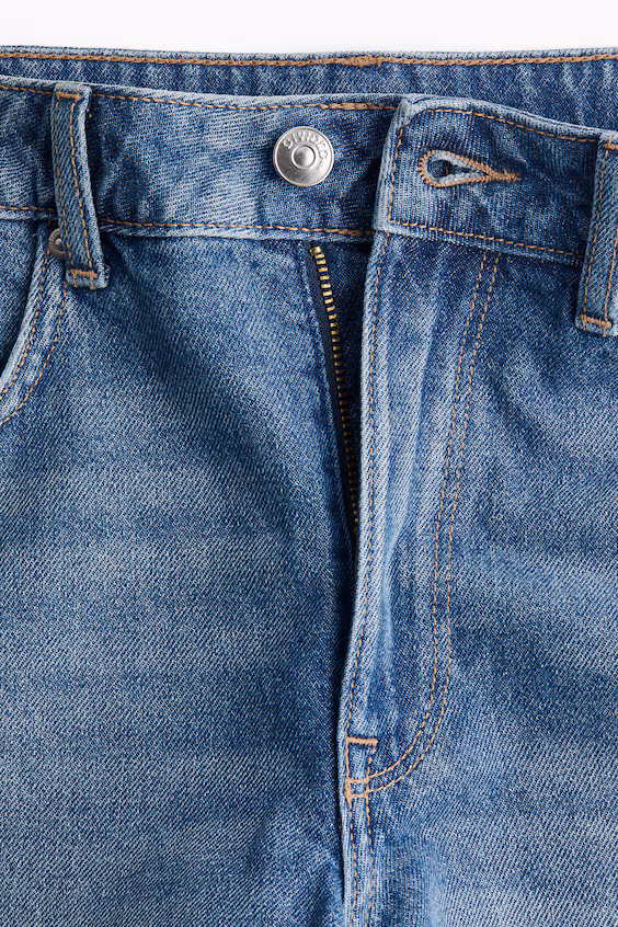 Джинсовые шорты high rise