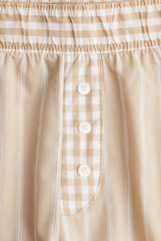 Шорты из хлопка на завязках