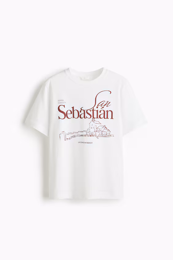 Футболка с принтом