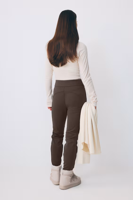 Брюки для горных лыж с начесом внутри