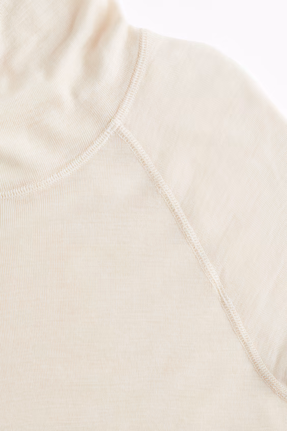 Спортивный свитер с капюшоном из шерсти, h&m